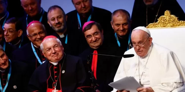 Pope Francis Speaks About The Greater Tolerance Towards Migrants At The Meeting In Palais Du Pharo