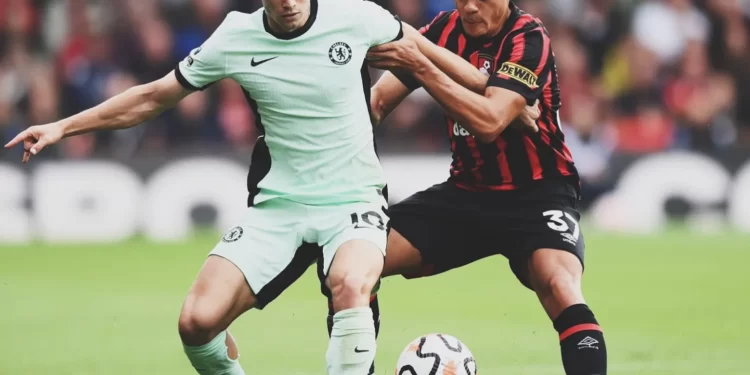 Struggling Chelsea share the points with Bournemouth