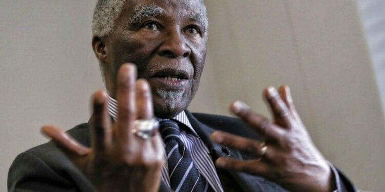 Former South African President Thabo Mbeki Says Mnangangwa Should Do Whats Best For Zimbabwe