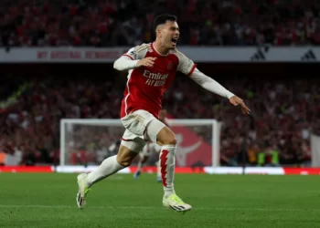 Manchester City gunned down by Gabriel Martinelli
