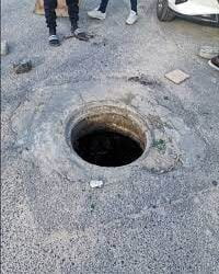 Byo woman hospitalized after falling into sewer manhole