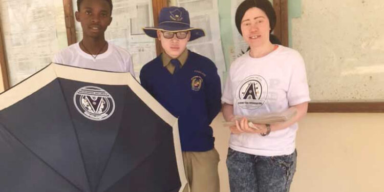 Youths with albinism take charge of efforts to improve the lives of their peers