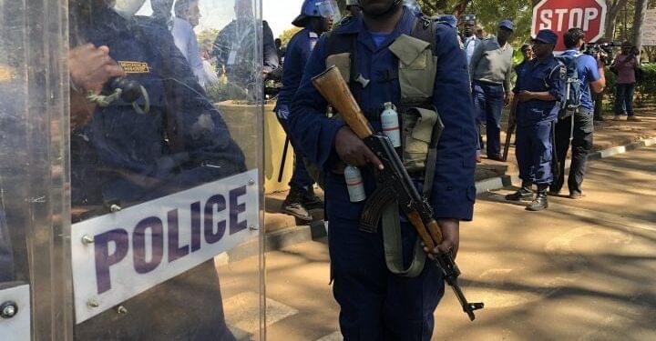 Man gunned down by armed police officer