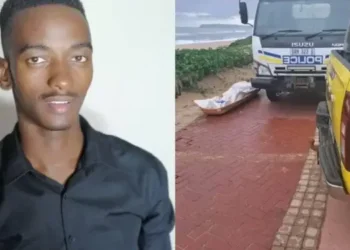 Tragedy : Siphamandla’s friends records him drowning at Durban beach