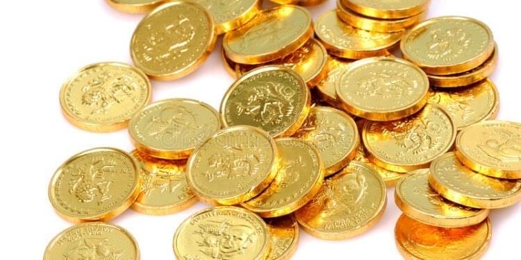 Gold coins and digital tokens prices listed