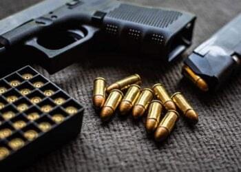 Unknown man and woman leaves a loaded gun in a lodge