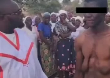 Shocking: Hwange man grows large breasts after being sucked by a snake