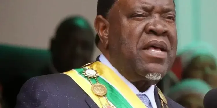 Namibian President Dr Hage Geingob  prounounced d3ad