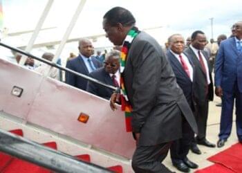Mnangagwa leaves for Botswana