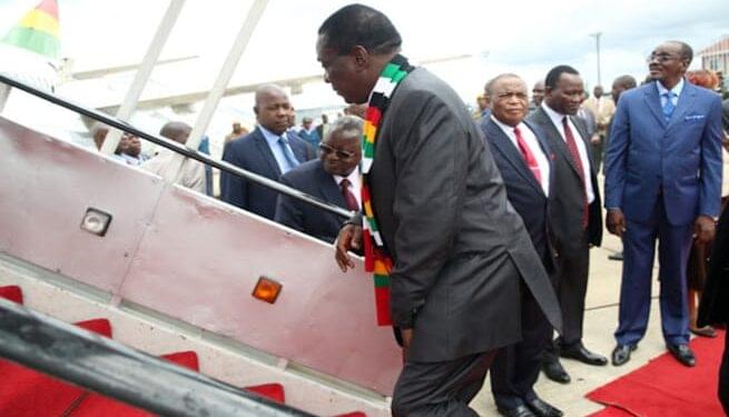 Mnangagwa leaves for Botswana