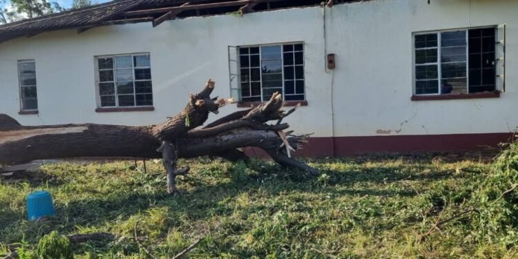 Hailstorm wreck Dadaya High School