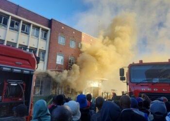 Fire Breaks Out Near Charge Office Bus Terminus