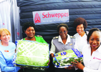 Schweppes donates bedding to MPILO Central Hospital