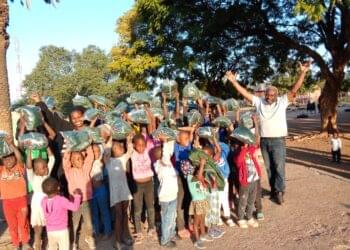 Nozizwe Mother of Nations Trust donates tracksuits to underprivileged children