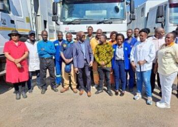 Mafume launches clean-up Campaign, hands over refuse collection equipment