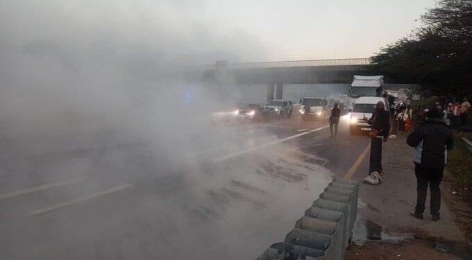 Highway closes due to hydrochloric acid spill