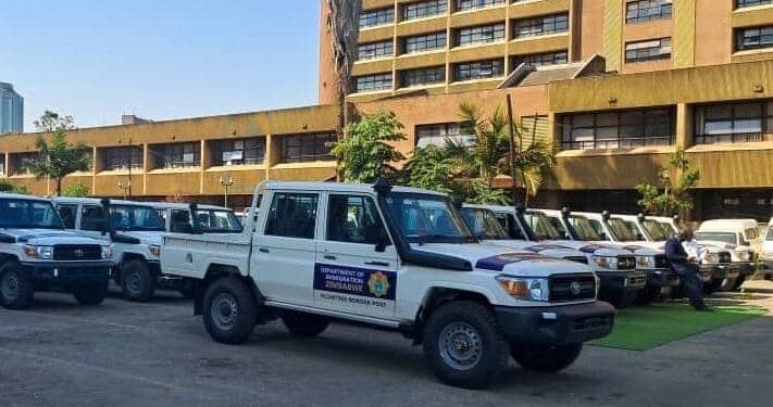 Immigration department receives deportation vehicles