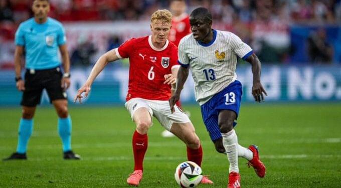 Kante named ‘man of the match’ for France Against Austria