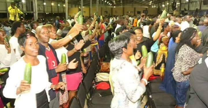 he moment Magaya sold 'anointed cucumbers' Image: Internet
