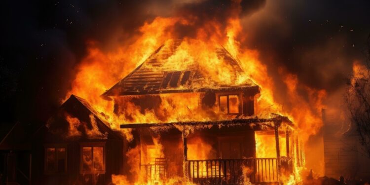 Man sets family ablaze, k!lling baby (1)