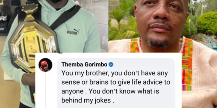 Themba Gorimbo in exchange of words with Hopewell