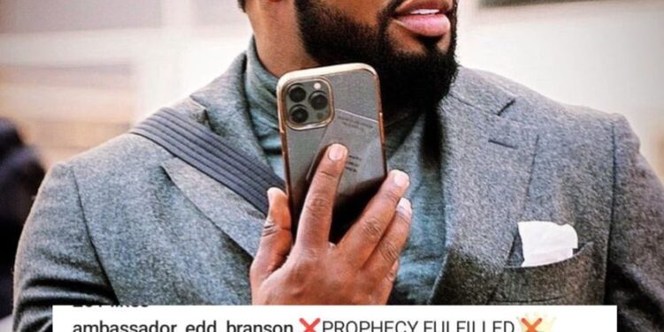 Prophet EDD Branson’s prophecy on Joe Bidden fulfilled