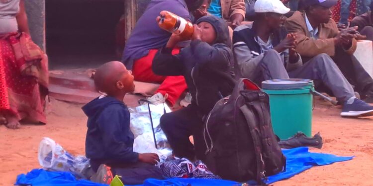 Minors drinking Nyathi image: Internet