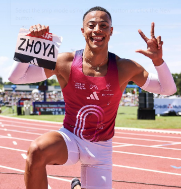 French athlete Sasha Zhoya reveals Zimbabwean roots Image: Internet