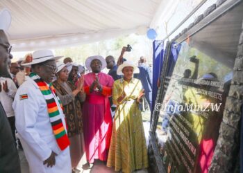 Mnangagwa commissions Holy Cross dam