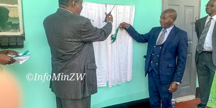 ZDF officially commissions 1 by 2 classroom block in Nembudziya
