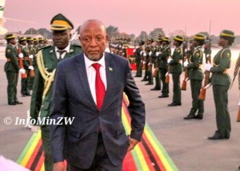 Namibian President arrives ahead of 44th SADC Summit