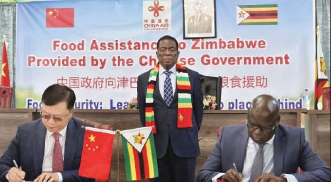 China donates 1 760 metric tonnes of rice to Zim