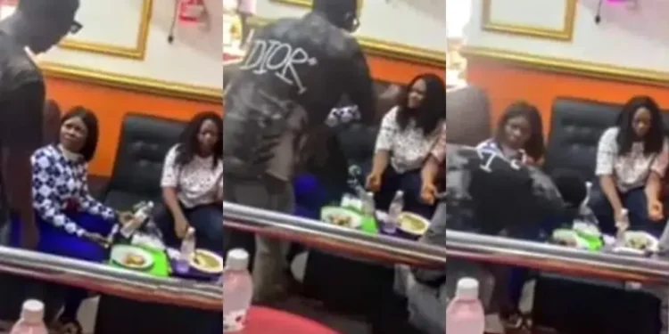 VIDEO: Man spots girlfriend with another man wearing his jacket