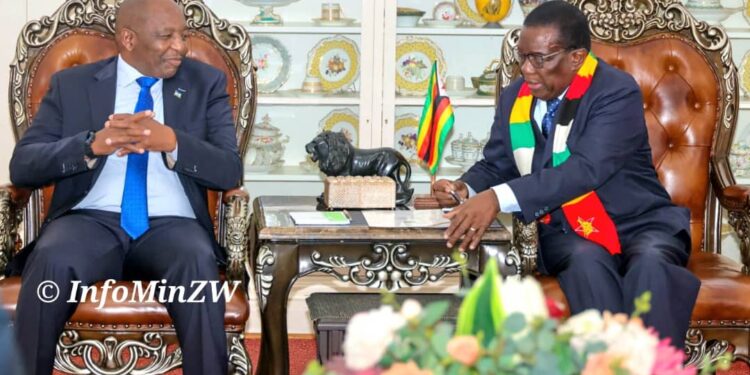 Lesotho Prime Minister pays courtesy call on Mnangagwa