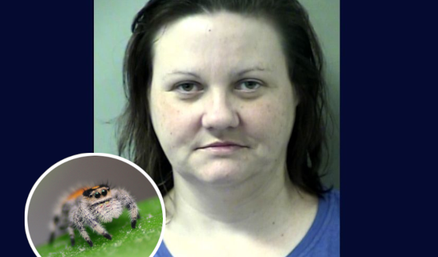 Woman jailed for k!lling spider
