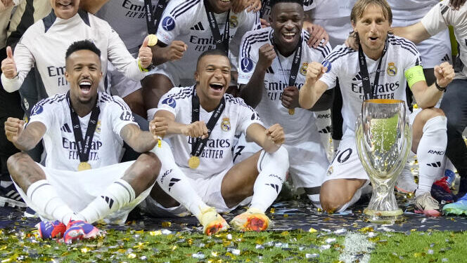 Real Madrid wins the UEFA Super Cup