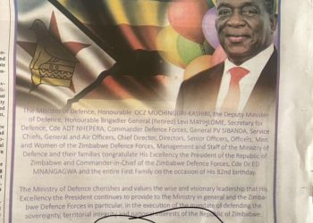 Condolence message Image: Walter Mzembi on X
