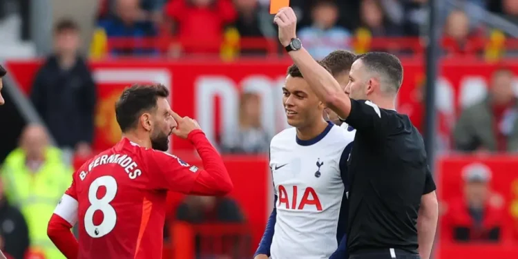 Man Utd successfully appeal against Fernandes red