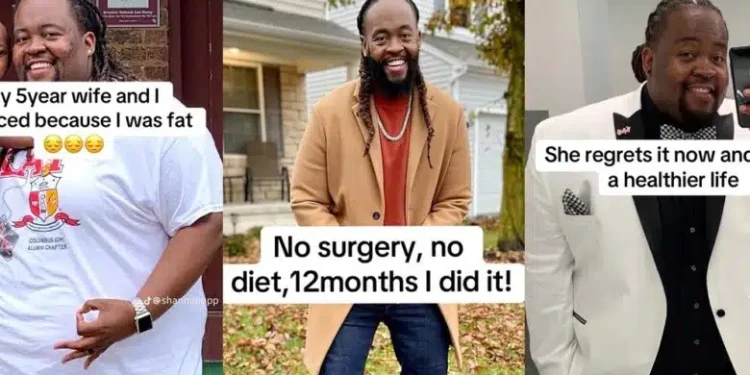 Wife who divorced overweight husband sparks regret online after he transforms self