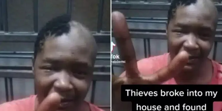 VIDEO: Angry r0bbers sh@ve victim’s head after finding nothing valuable to st3al in house break-in