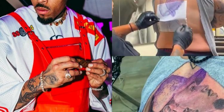 Chris Brown surprises South African fan with $10,000 for Tattoo Tribute