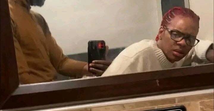 VIDEO: Married workmates caught on camera marinating in office toilet