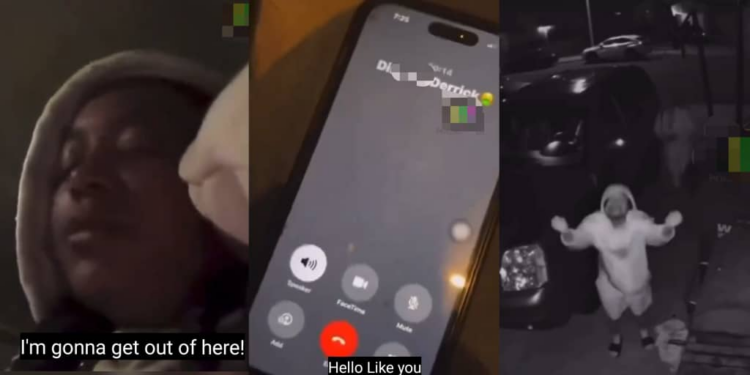 Man sheds premium tears, begs his mother to bring back ch3ating girlfriend